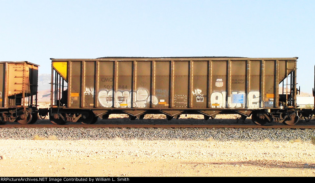 WB Loaded Coal Hooper Frt at Erie NV W-Pshr -75